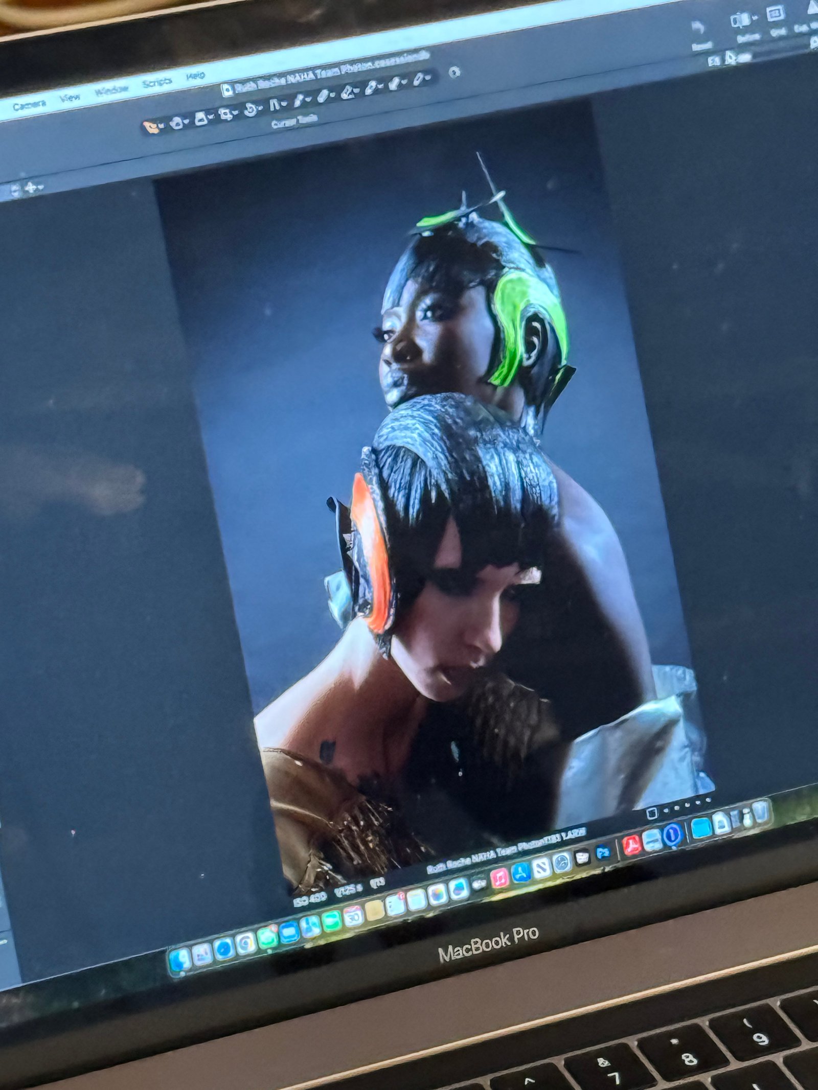 Behind the scenes